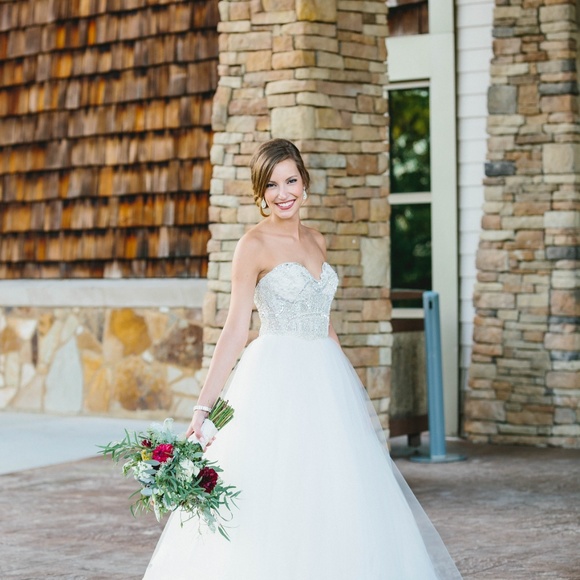 Eve of Milady Strapless Ball Gown - Picture 2 of 7